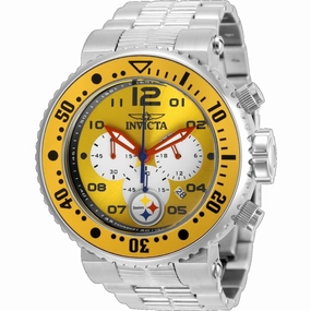 Invicta Men's Watch - NFL Pittsburgh Steelers Chrono Yellow and White Dial | 30281
