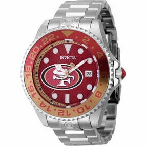 Invicta Men's Watch - NFL San Francisco 49ers Automatic Silver Tone Bracelet | 45032