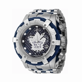 Invicta Men's Watch - NHL Toronto Maple Leafs Blue and Silver Steel Bracelet | 42017