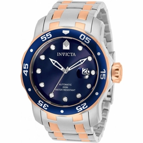 Invicta Men's Watch - Pro Diver Automatic Blue Dial Stainless Steel Bracelet | 33342