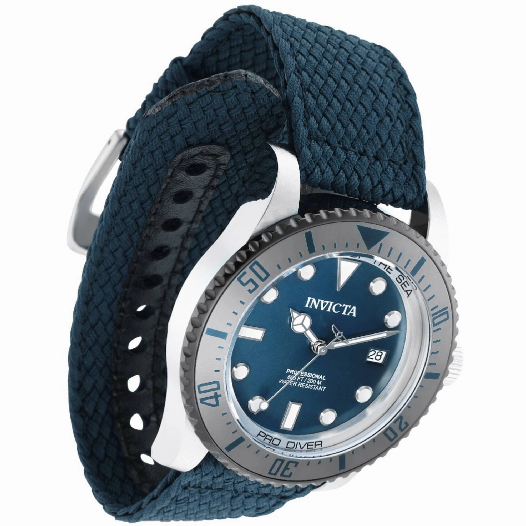 Invicta Men's Watch - Pro Diver Automatic Navy Blue Dial Polyester Strap | 35487