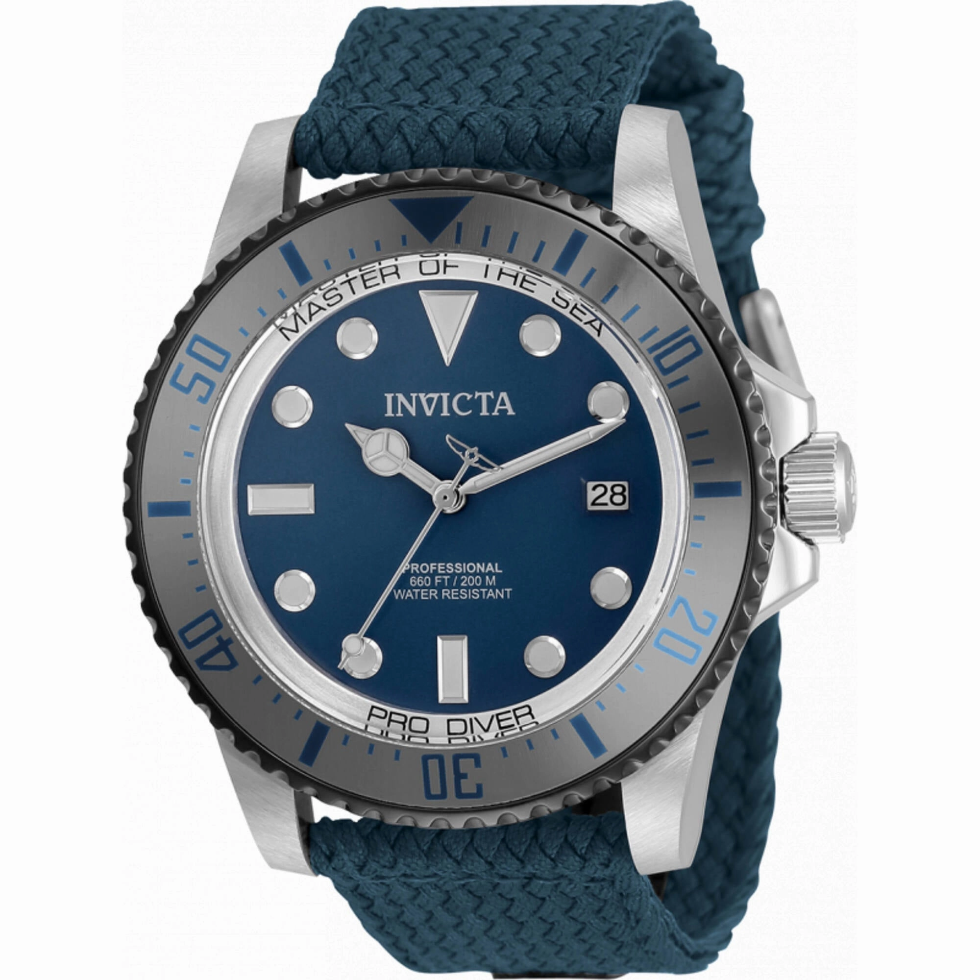 Invicta Men's Watch - Pro Diver Automatic Navy Blue Dial Polyester Strap | 35487