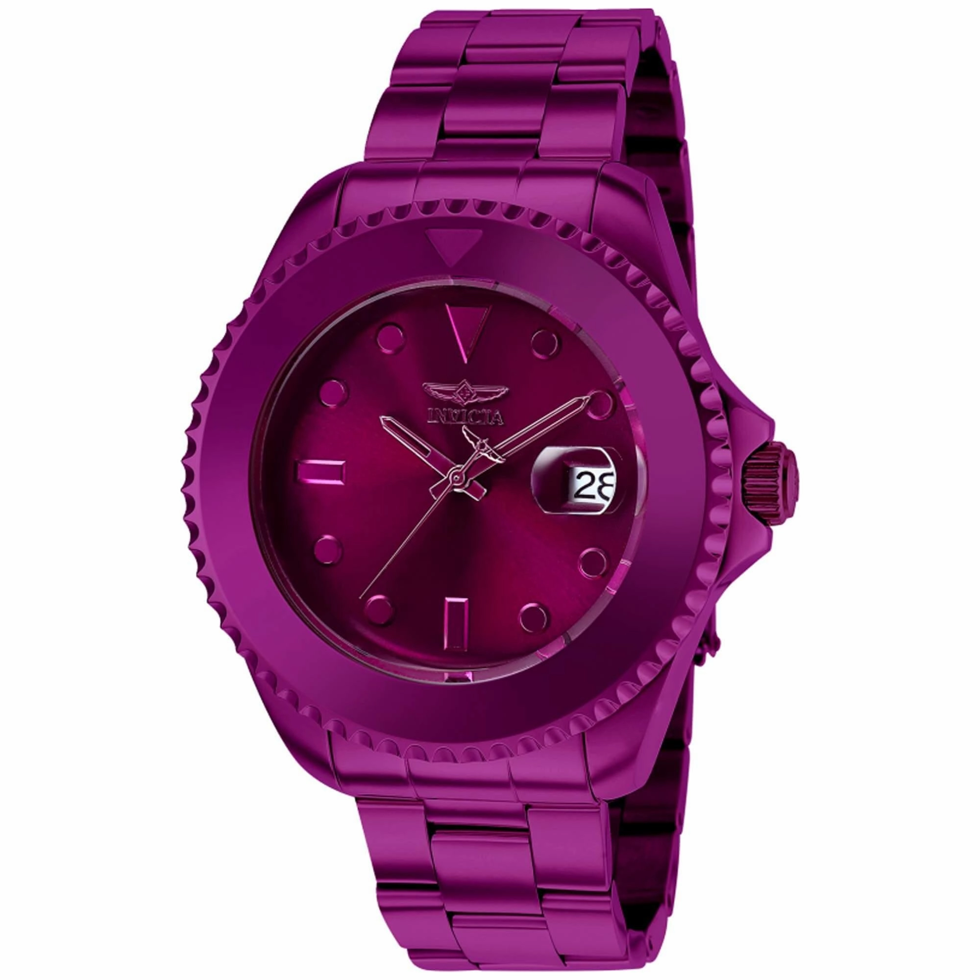 Invicta Men's Watch - Pro Diver Rotating Bezel Automatic Burgundy Dial | 38319