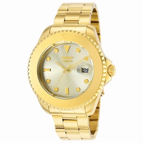 Invicta Men's Watch - Pro Diver Rotating Bezel Automatic Gold Tone Dial | 38320