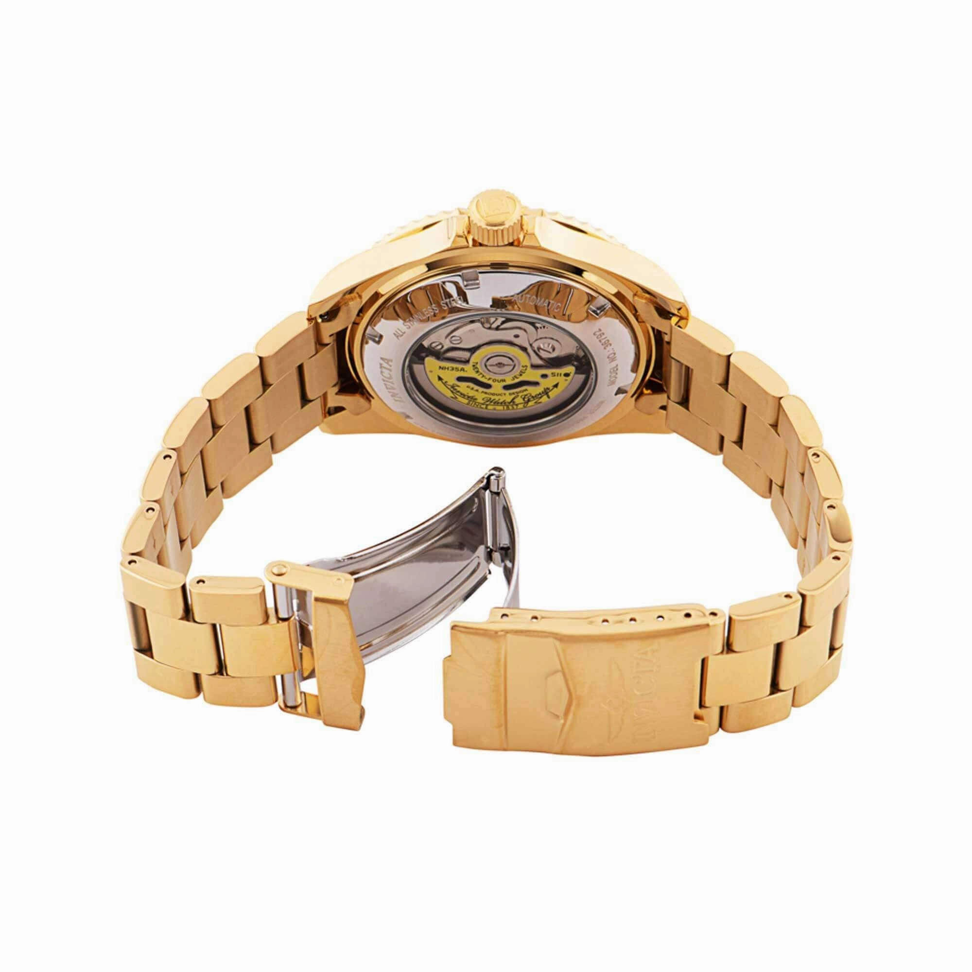 Invicta Men's Watch - Pro Diver Rotating Bezel Steel Bracelet Date Display | 36792