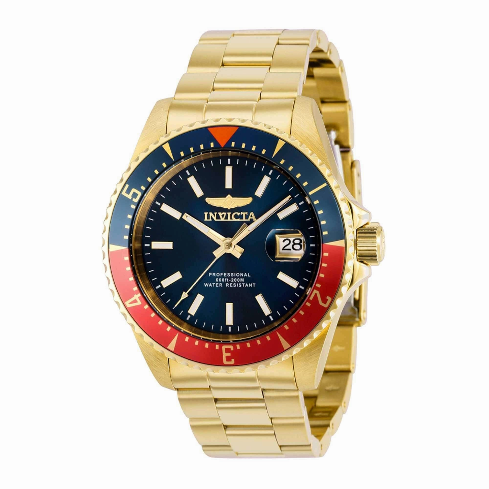 Invicta Men's Watch - Pro Diver Rotating Bezel Steel Bracelet Date Display | 36792