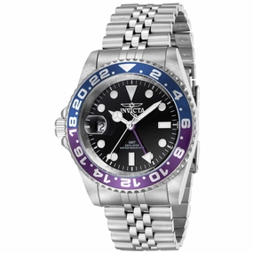 Invicta Men's Watch - Pro Diver Swiss Quartz Rotating Bezel Silver Bracelet | 44044