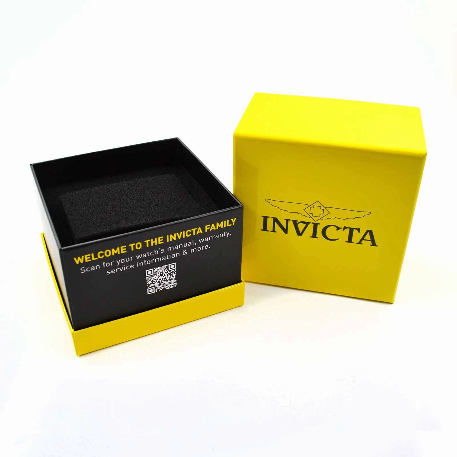 Invicta Men's Watch - Pro Diver White and Black Dial Silicone Strap Day-Date | 45741