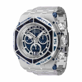 Invicta Men's Watch - Reserve Carbon Hawk Chrono Blue and Silver Tone Dial | 38918