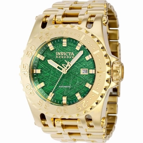 Invicta Men's Watch - Reserve Chaos Power Reserve Green Dial Steel Bracelet | 38712