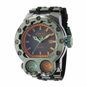 Invicta Men's Watch - Reserve Magnum Tria Automatic Gunmetal and Orange Dial | 43127