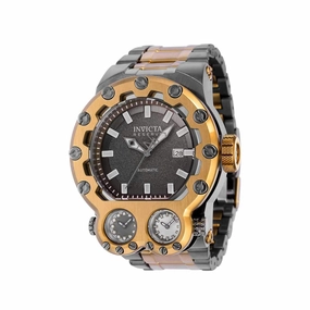 Invicta Men's Watch - Reserve Magnum Tria Automatic Khaki and Grey Bracelet | 37554