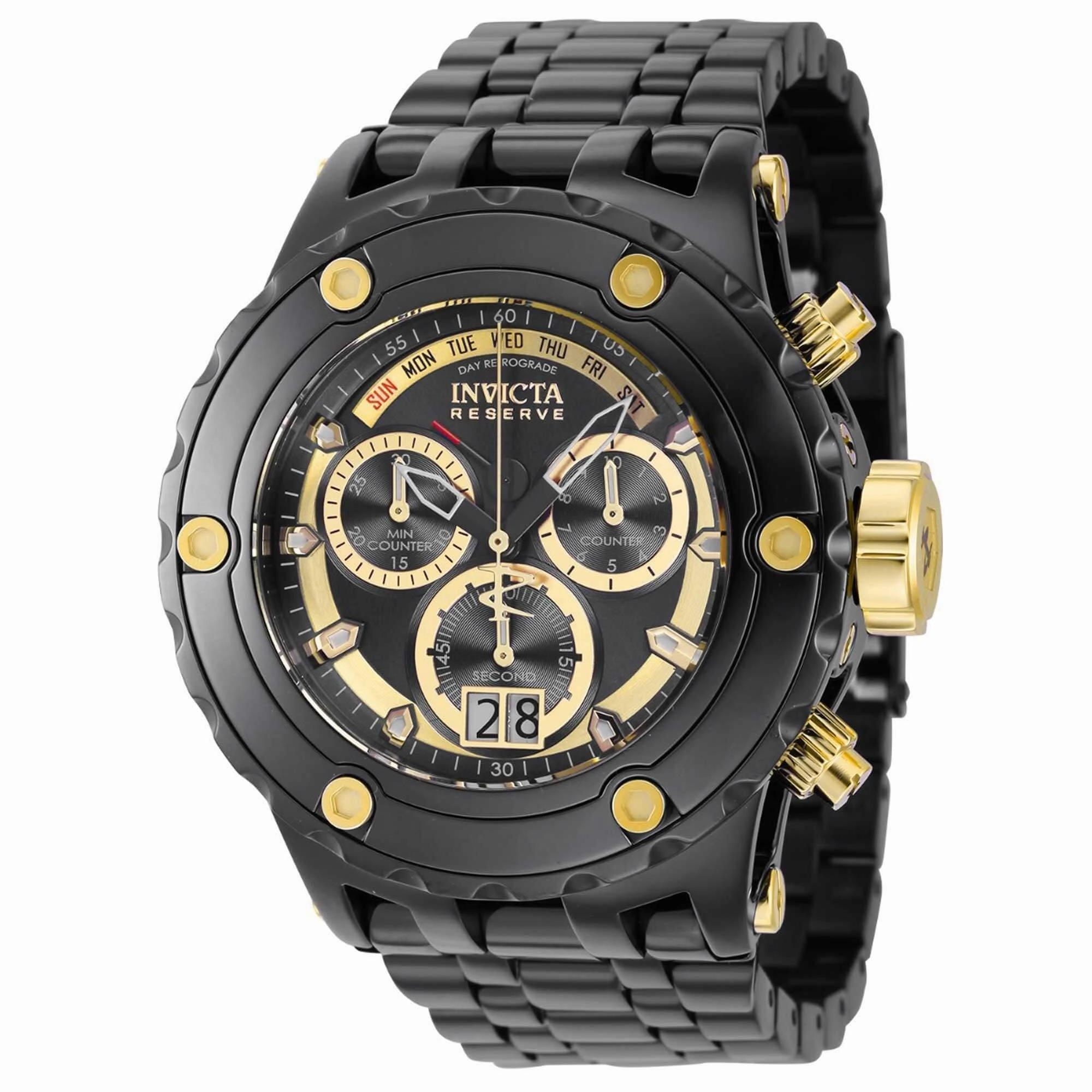 Invicta Men's Watch - Reserve Specialty Subaqua Black and Gold Tone Dial | 39848