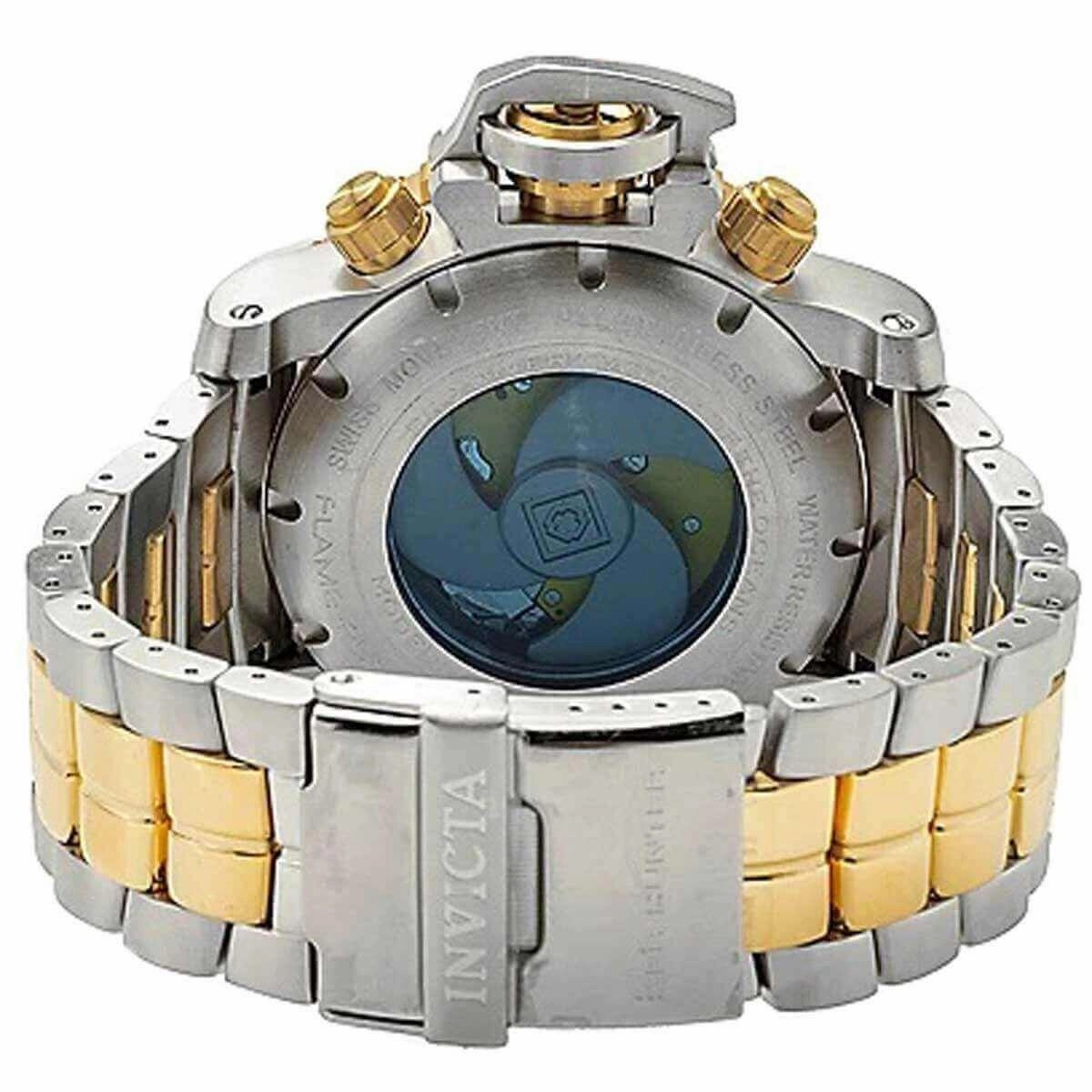 Invicta Men's Watch - Sea Hunter Swiss Quartz Chrono Charcoal and Gold Dial | 30908
