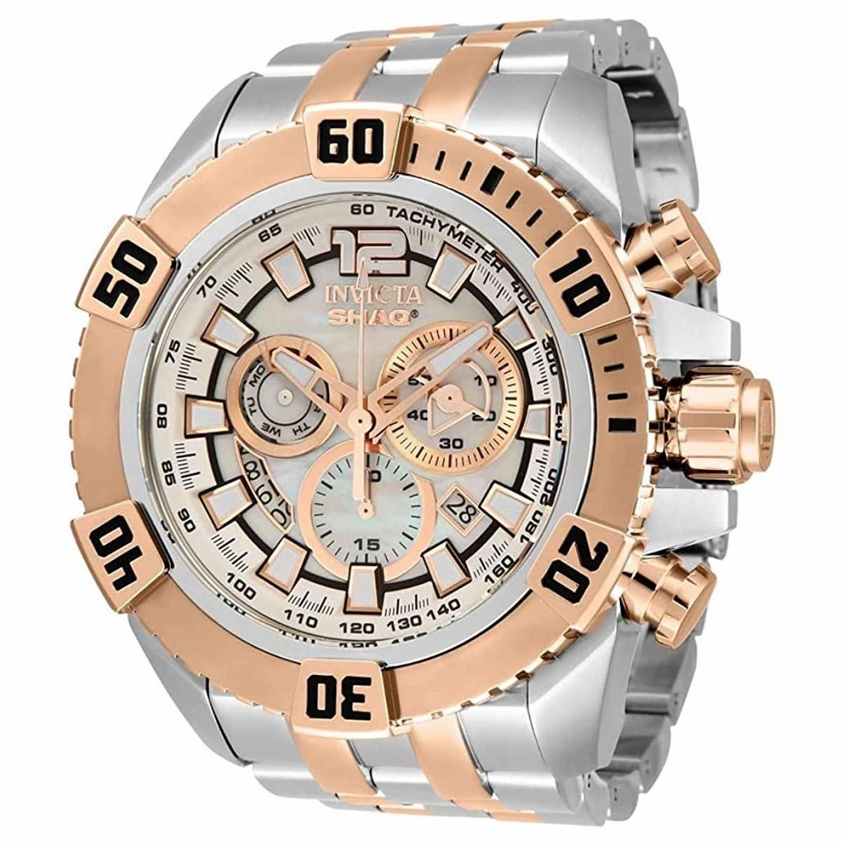 Invicta Men's Watch - Shaq MOP Dial TT Rose Gold and Silver Tone Bracelet | 33769