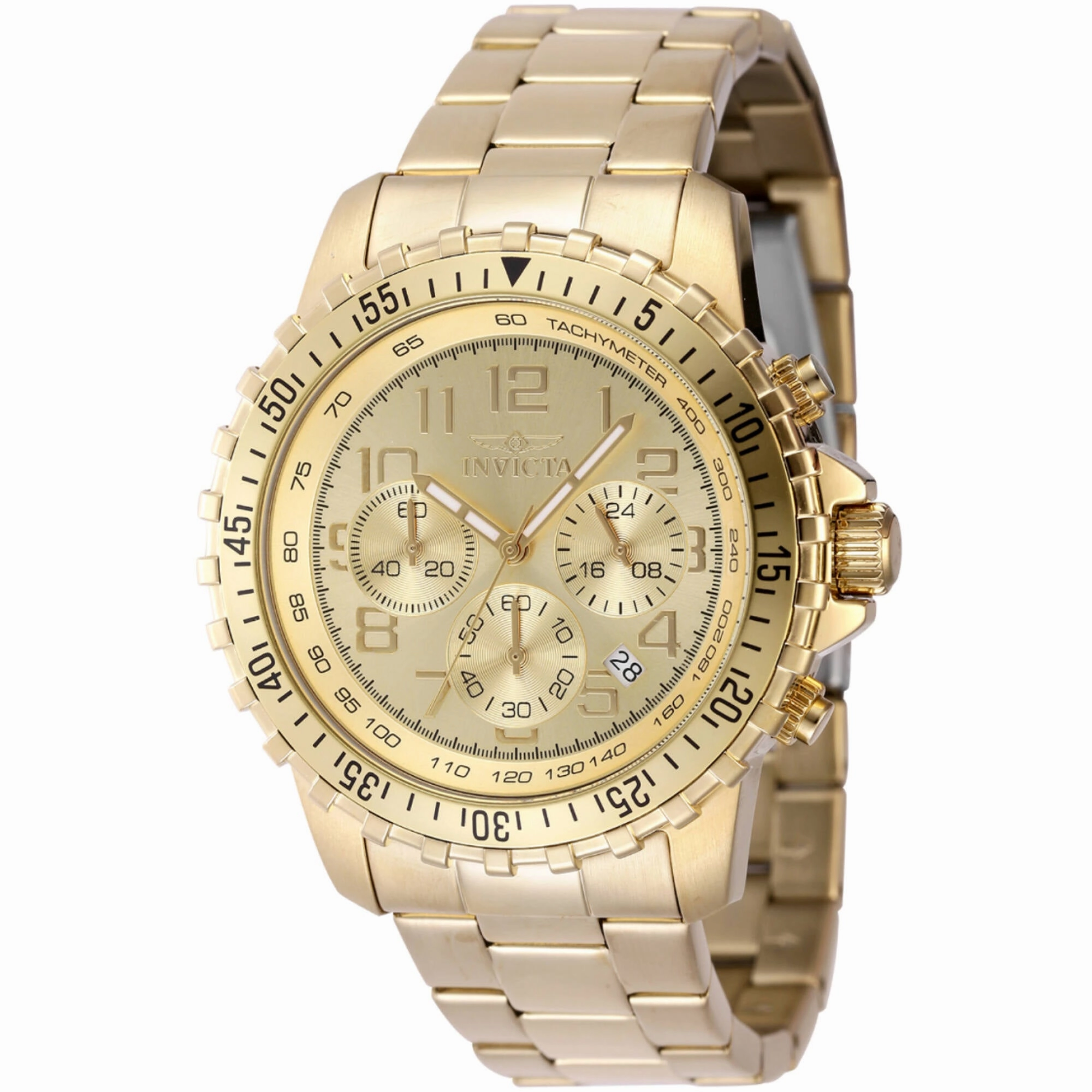 Invicta Men's Watch - Specialty Quartz Chronograph Yellow Gold Steel Bracelet | 48379