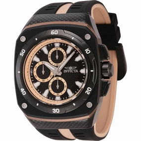 Invicta Men's Watch - Speedway Quartz Chronograph Black and Beige Strap | 46105