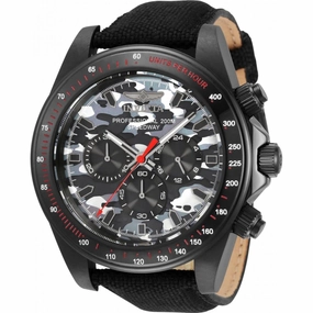 Invicta Men's Watch - Speedway Quartz Chronograph Black Cordura Nylon Strap | 33795