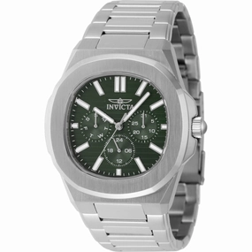 Invicta Men's Watch - Speedway Quartz Green Dial Stainless Steel Bracelet | 48329