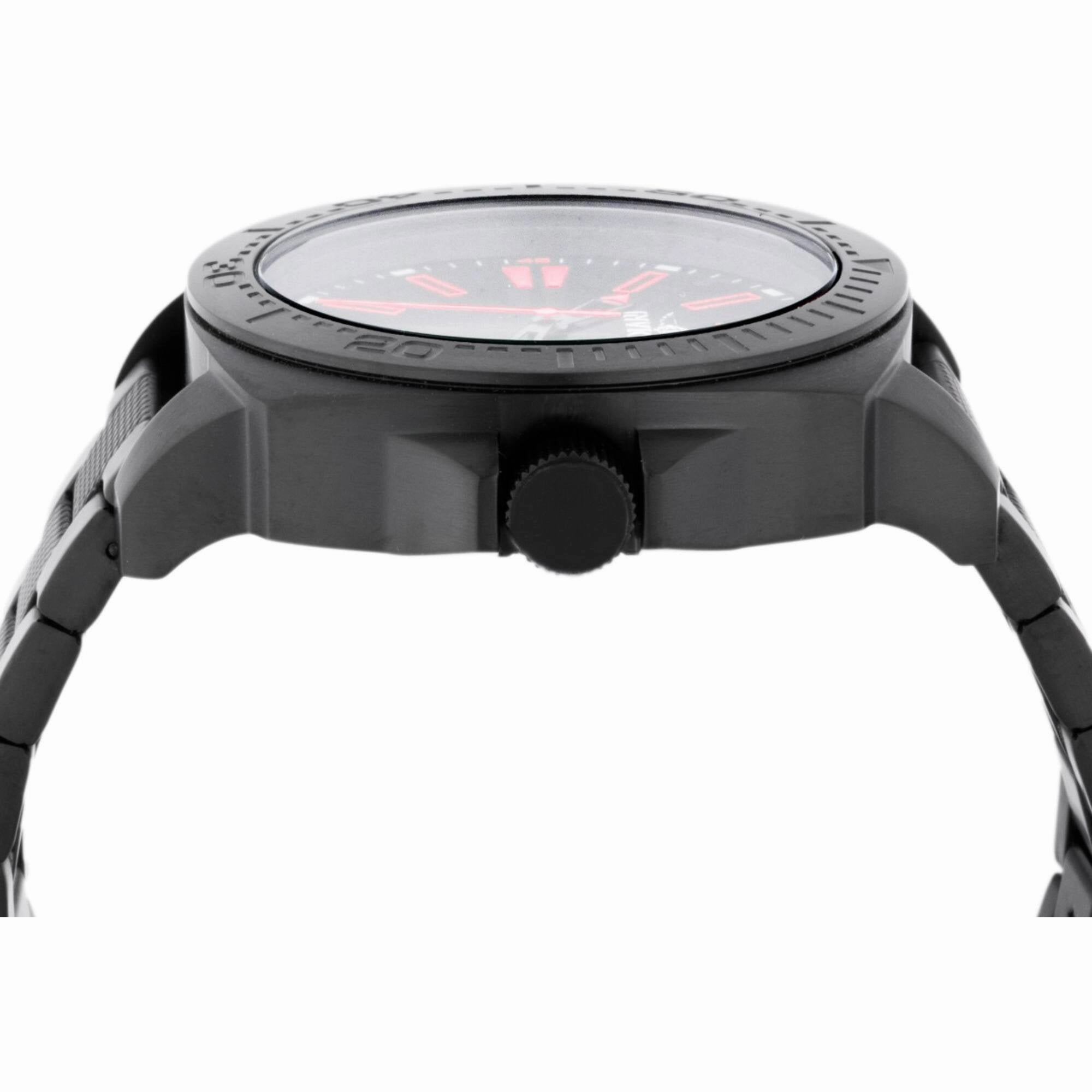 Invicta Men's Watch - Speedway Red Hour Markers Quartz Black Dial Bracelet | 46315