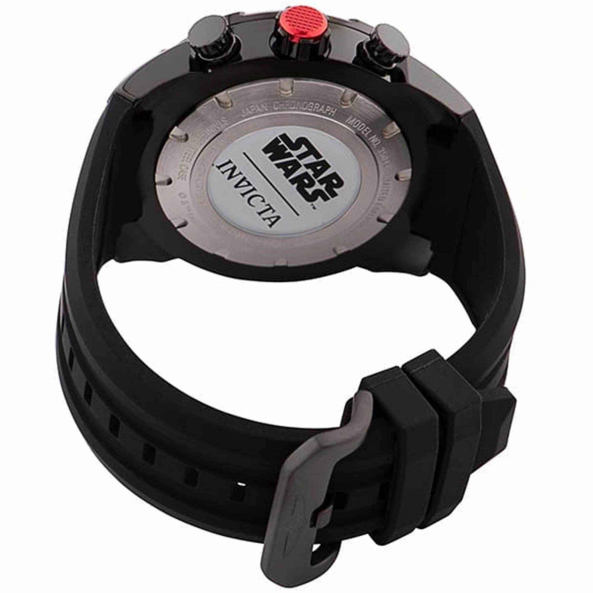 Invicta Men's Watch - Star Wars Kylo Ren Quartz Black and White Dial Strap | 35044