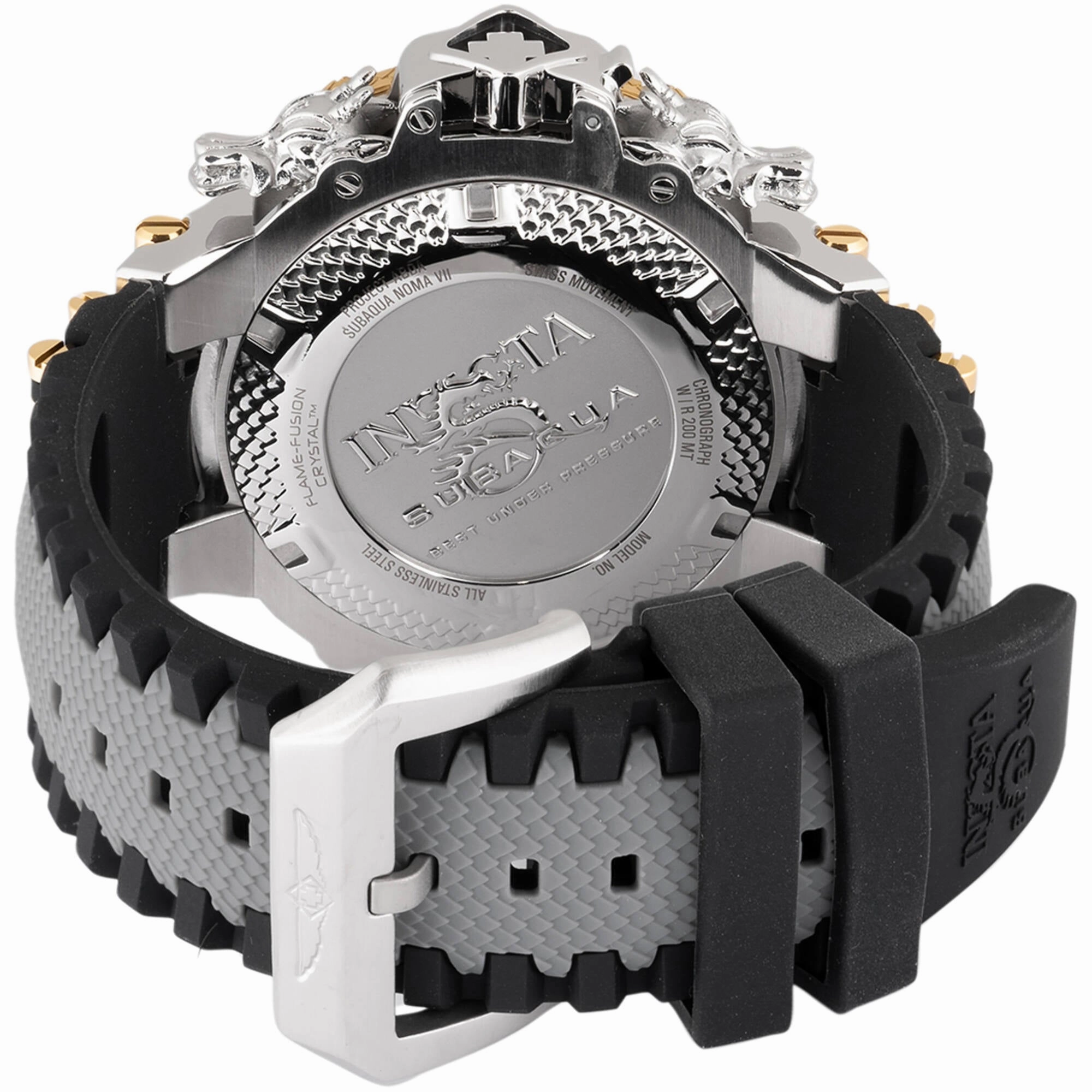 Invicta Men's Watch - Subaqua Chronograph Gold Tone and Black Mop Dial Strap | 46481