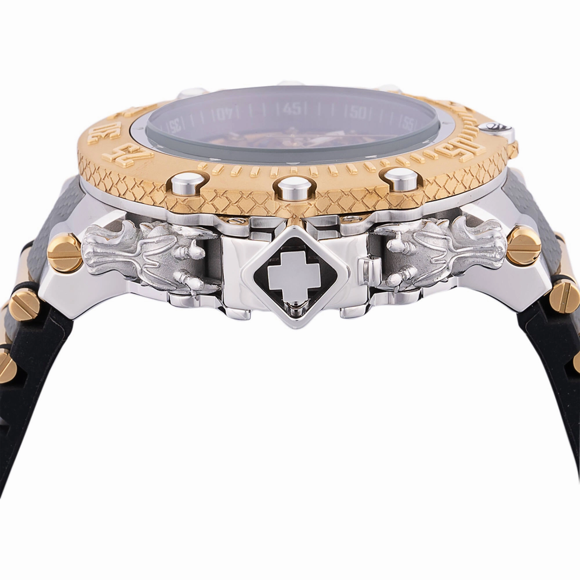 Invicta Men's Watch - Subaqua Chronograph Gold Tone and Black Mop Dial Strap | 46481