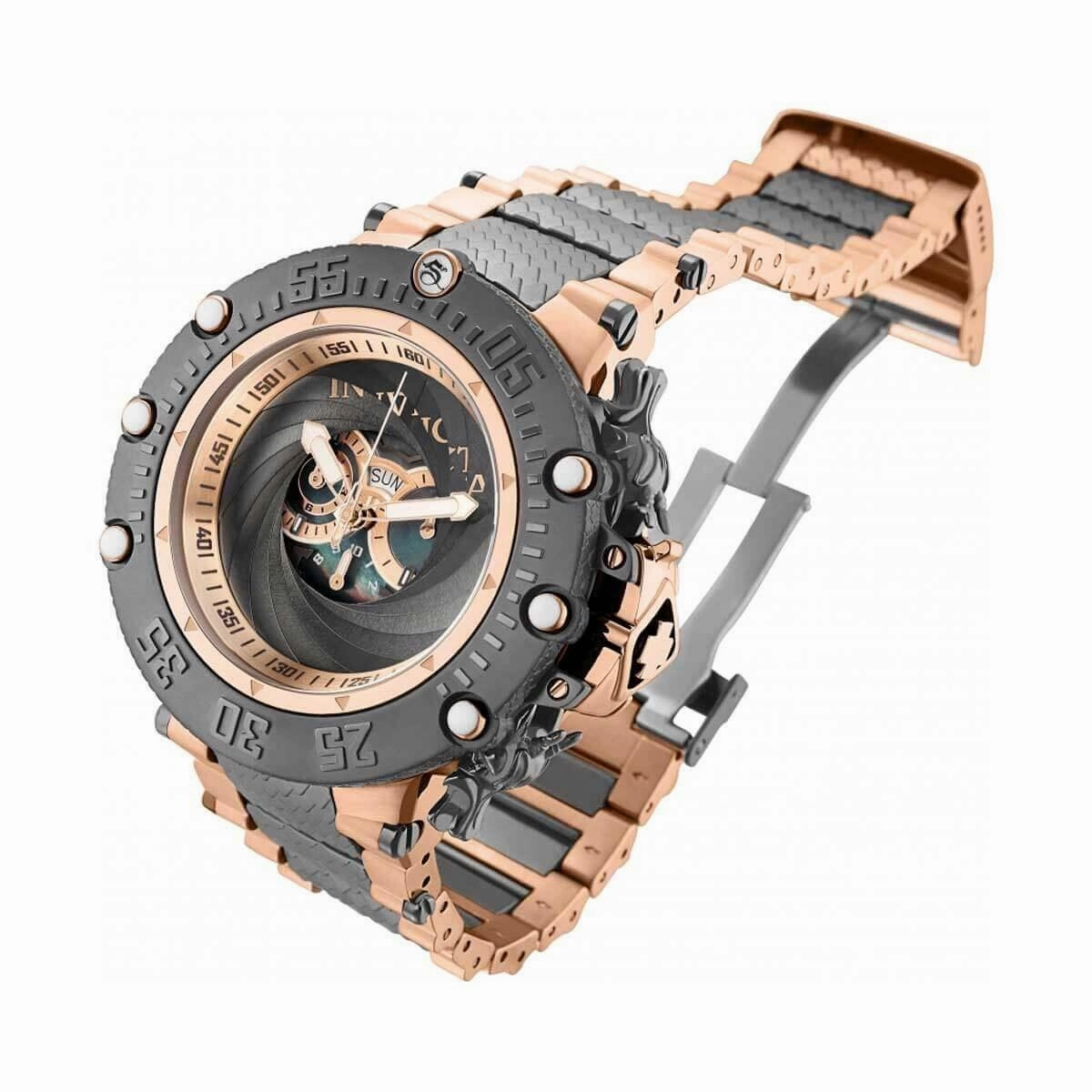 Invicta Men's Watch - Subaqua Noma VII Gunmetal Shutter Cover Dial Bracelet | 32951