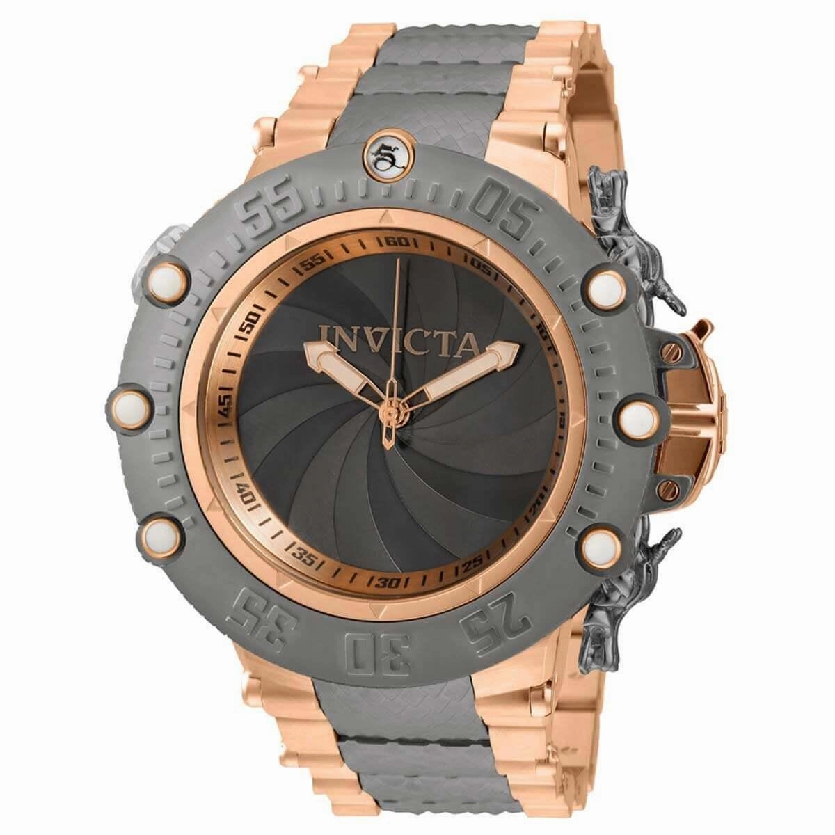 Invicta Men's Watch - Subaqua Noma VII Gunmetal Shutter Cover Dial Bracelet | 32951