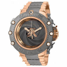 Invicta Men's Watch - Subaqua Noma VII Gunmetal Shutter Cover Dial Bracelet | 32951