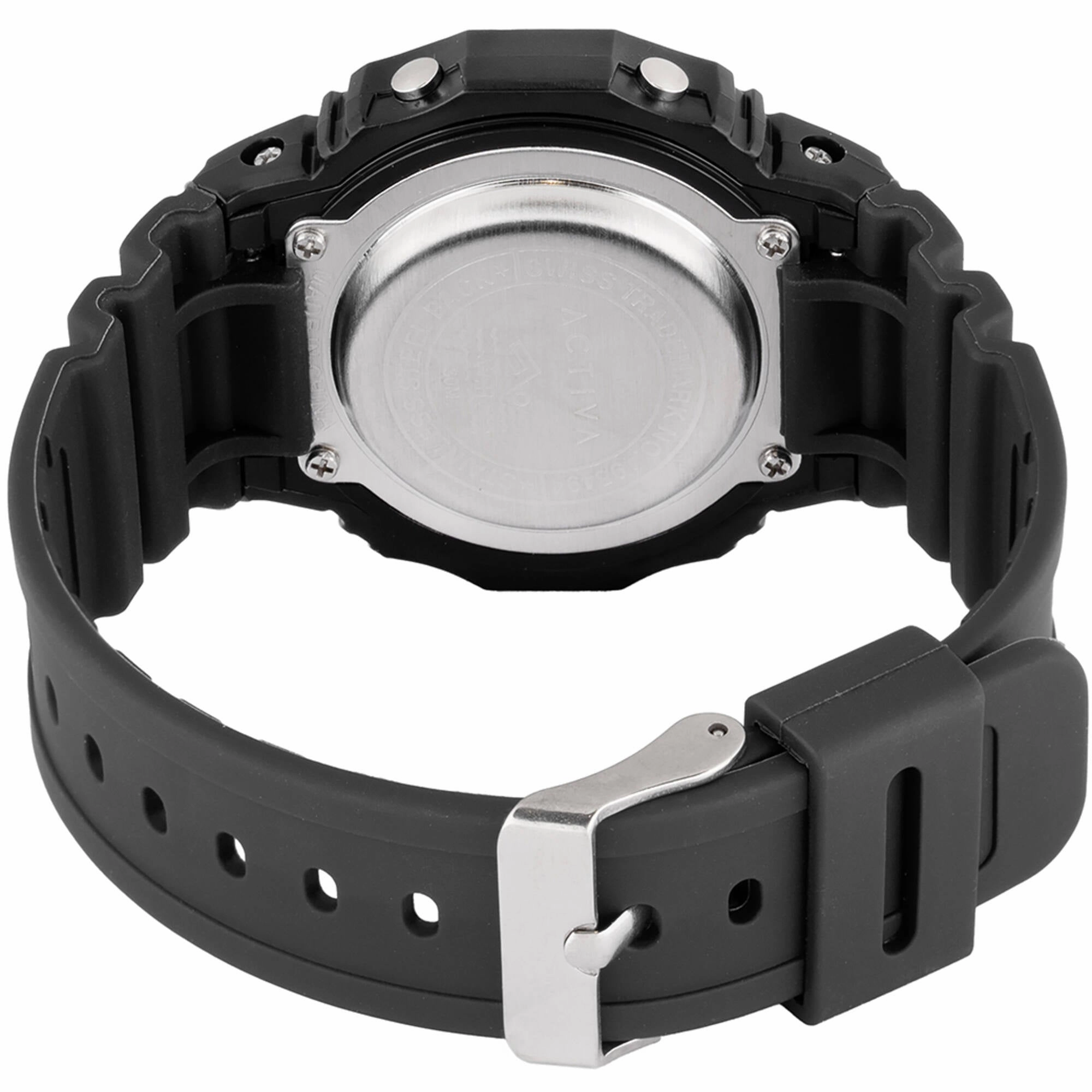 Invicta Unisex Watch - Activa Digital Dial Black Silicone Strap | ACW424-002