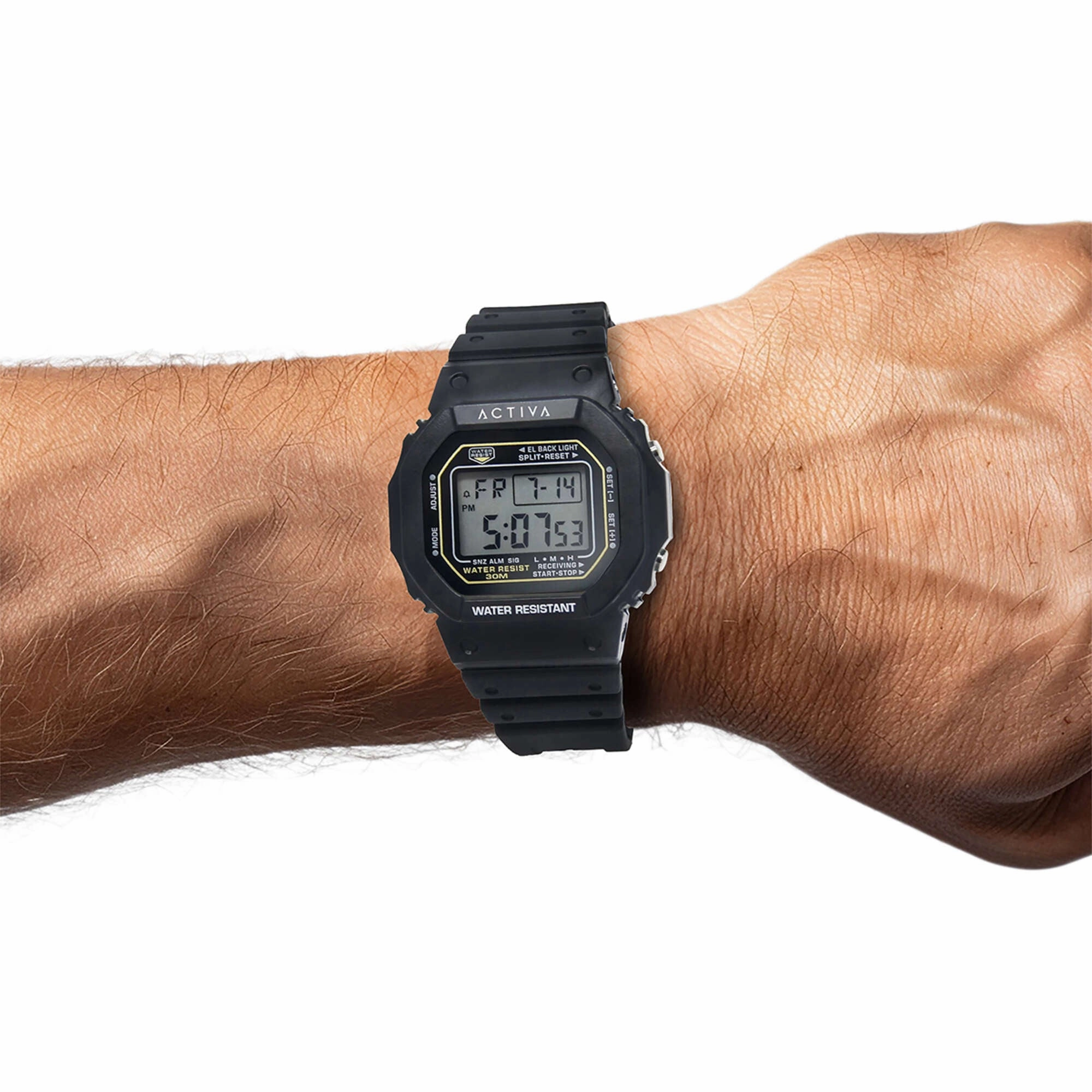 Invicta Unisex Watch - Activa Digital Dial Black Silicone Strap | ACW424-002