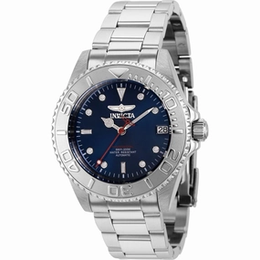 Invicta Women's Automatic Watch - Pro Diver Blue Dial Silver Steel Bracelet | 36767