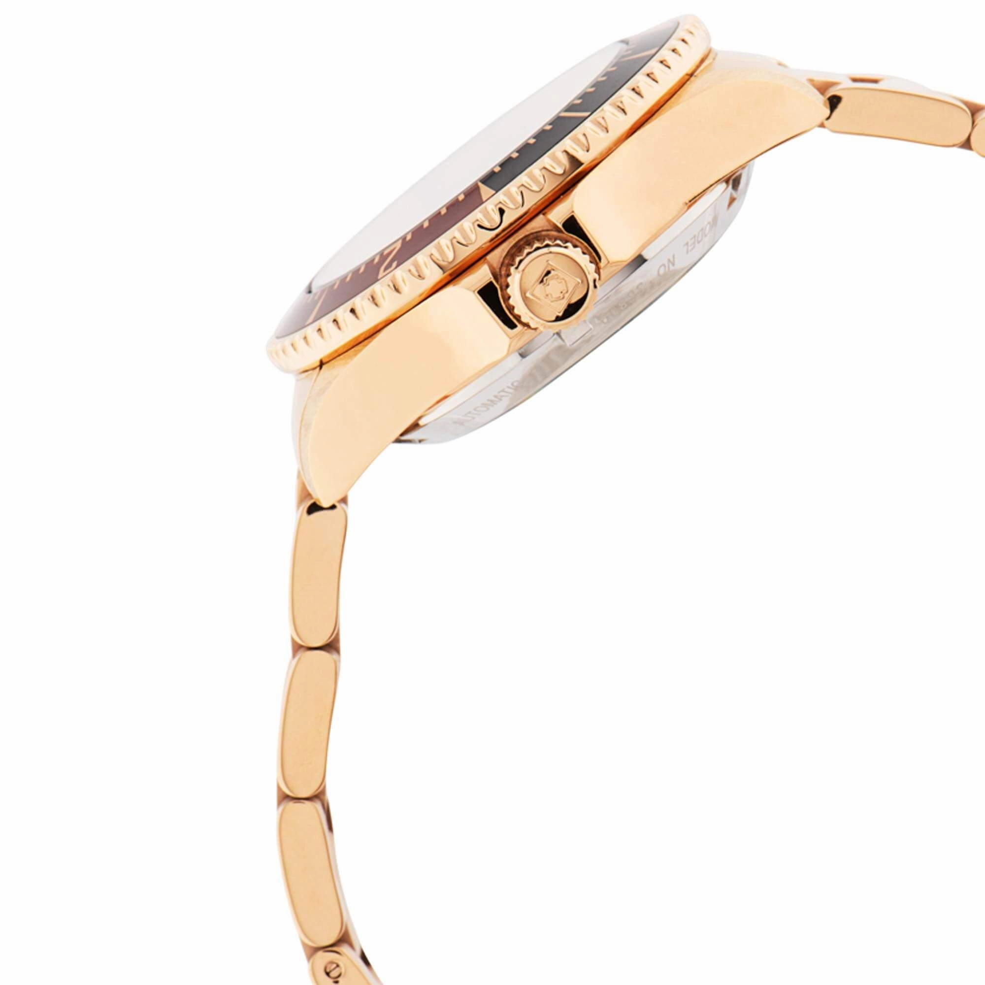 Invicta Women's Automatic Watch - Pro Diver Brown and Black Rotating Bezel | 36810