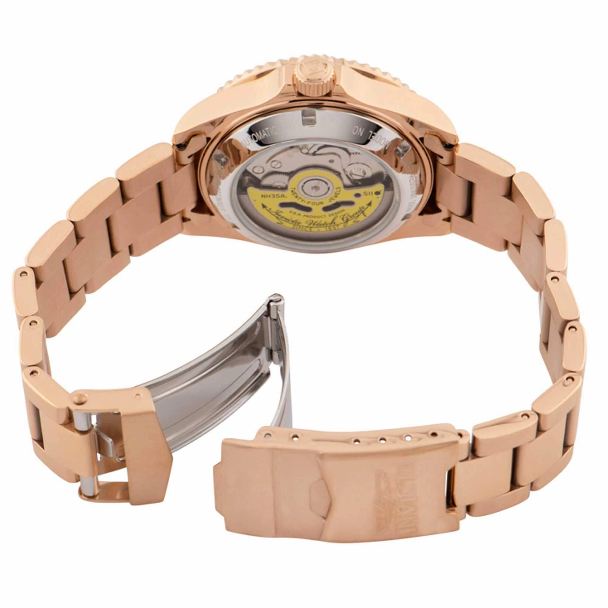 Invicta Women's Automatic Watch - Pro Diver Brown and Black Rotating Bezel | 36810