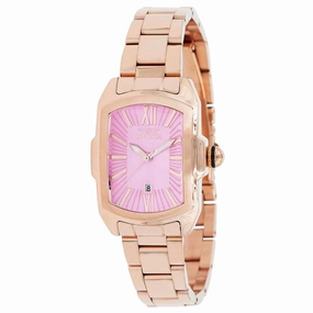 Invicta Women's Quartz Watch - Lupah Date Pink Dial Rose Gold Steel Bracelet | 39793