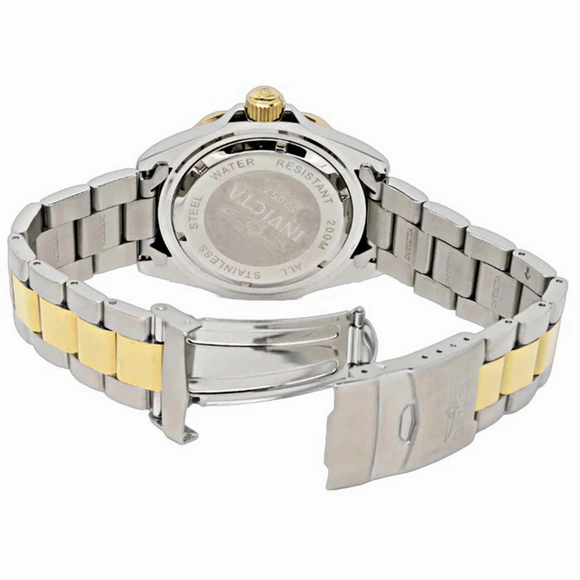 Invicta Women's Quartz Watch - Pro Diver Silver Tone Dial Two Tone Bracelet | 36540