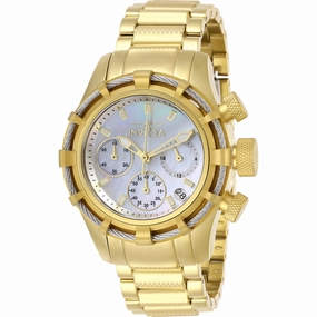Invicta Women's Watch - Bolt Quartz Chronograph White MOP Dial Bracelet | 27492