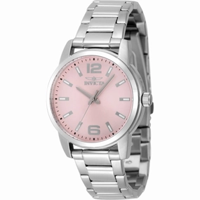 Invicta Women's Watch - Celestial Pink Dial Silver Stainless Steel Bracelet | 48501