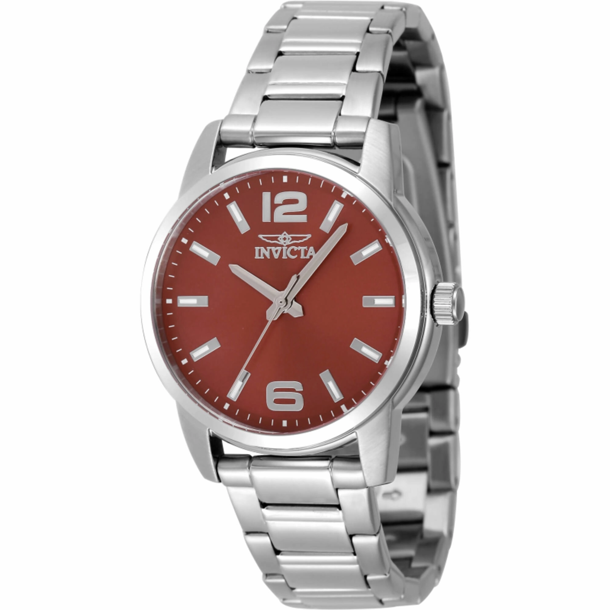 Invicta Women's Watch - Celestial Red Dial Silver Stainless Steel Bracelet | 48500