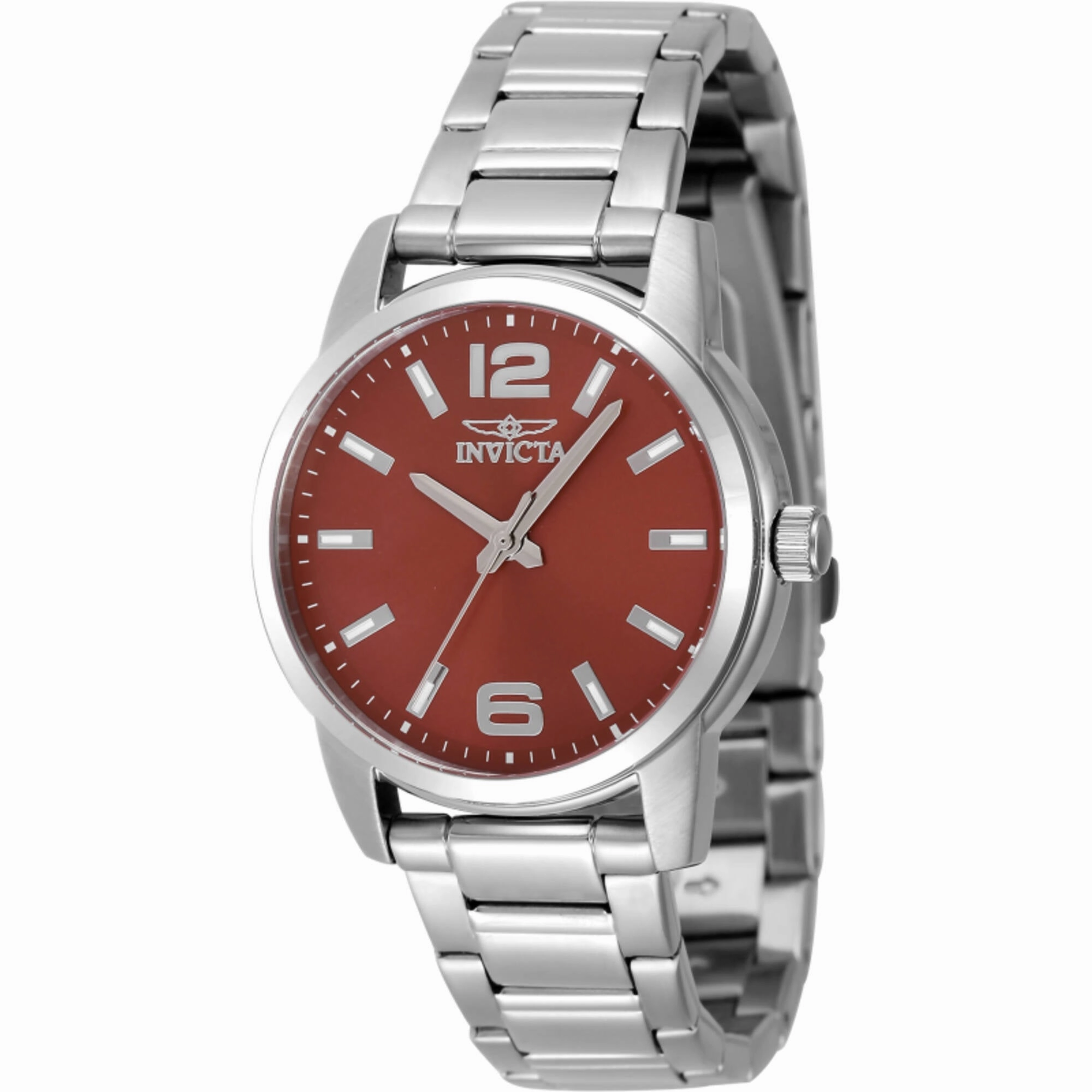 Invicta Women's Watch - Celestial Red Dial Silver Stainless Steel Bracelet | 48500