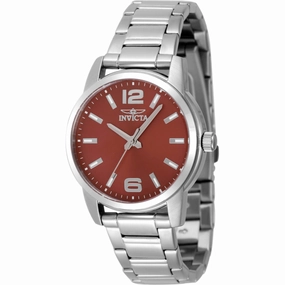 Invicta Women's Watch - Celestial Red Dial Silver Stainless Steel Bracelet | 48500