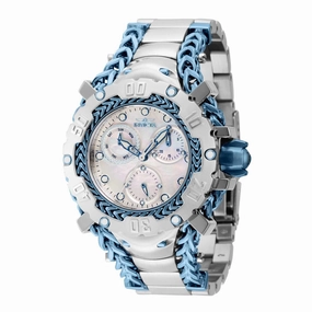 Invicta Women's Watch - Gladiator Date Mother of Pearl Dial Steel Bracelet | 41111