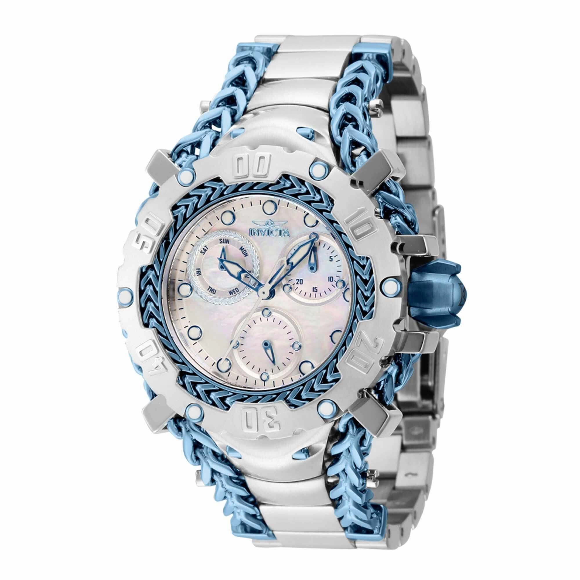 Invicta Women's Watch - Gladiator Date Mother of Pearl Dial Steel Bracelet | 41111