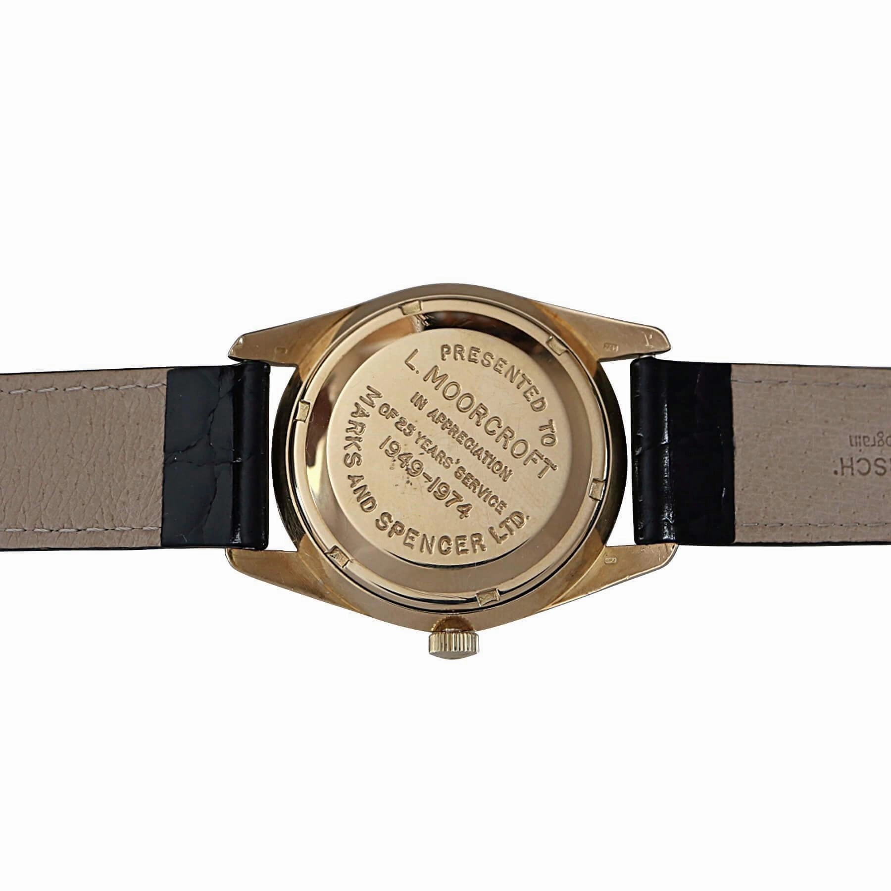 IWC 8541B 18ct Gold Men's Vintage Automatic Watch