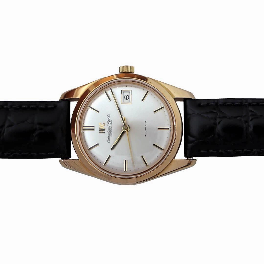 IWC 8541B 18ct Gold Men's Vintage Automatic Watch