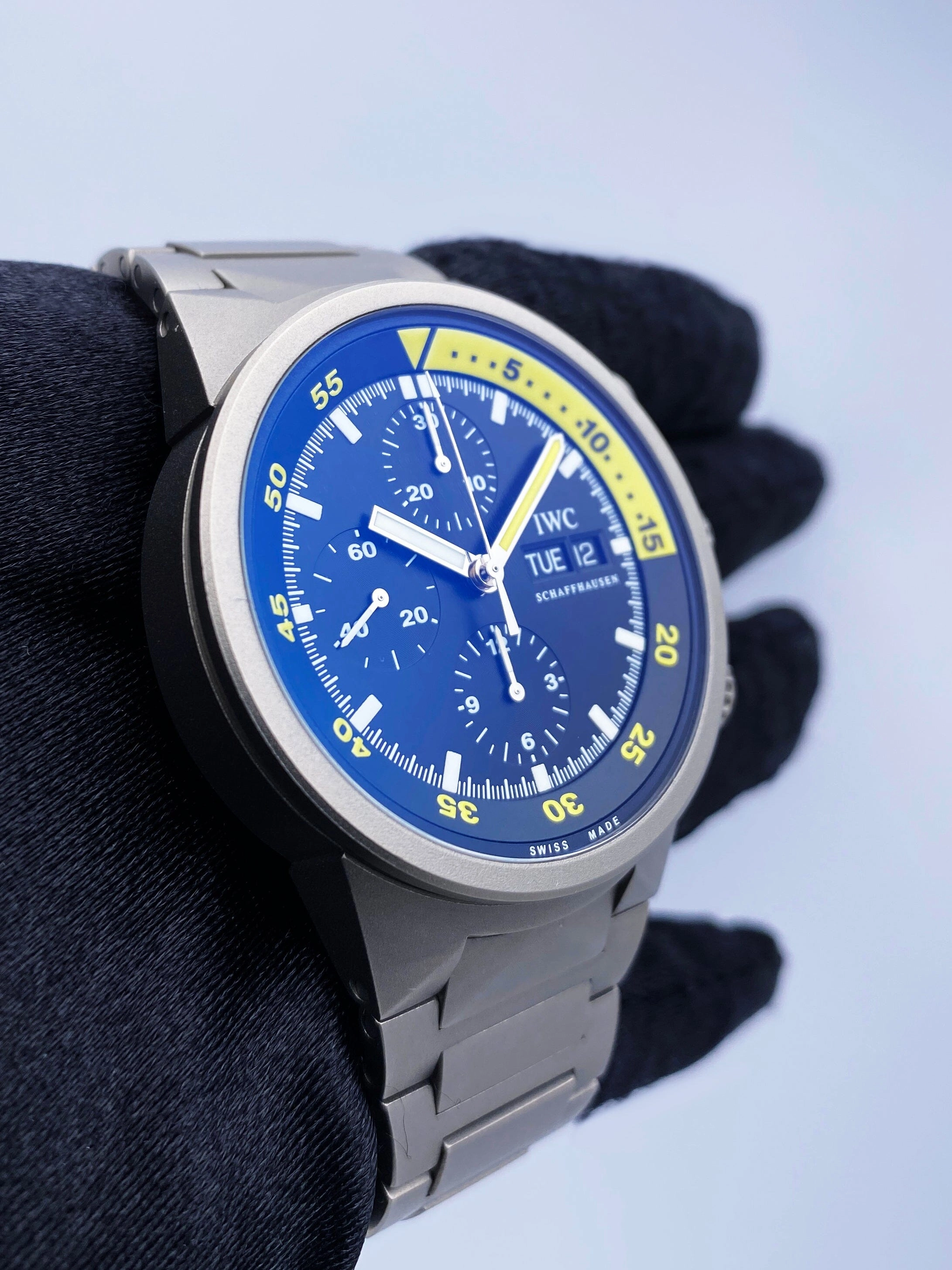IWC Aquatimer IW371903 Titanium Chronograph Mens Watch