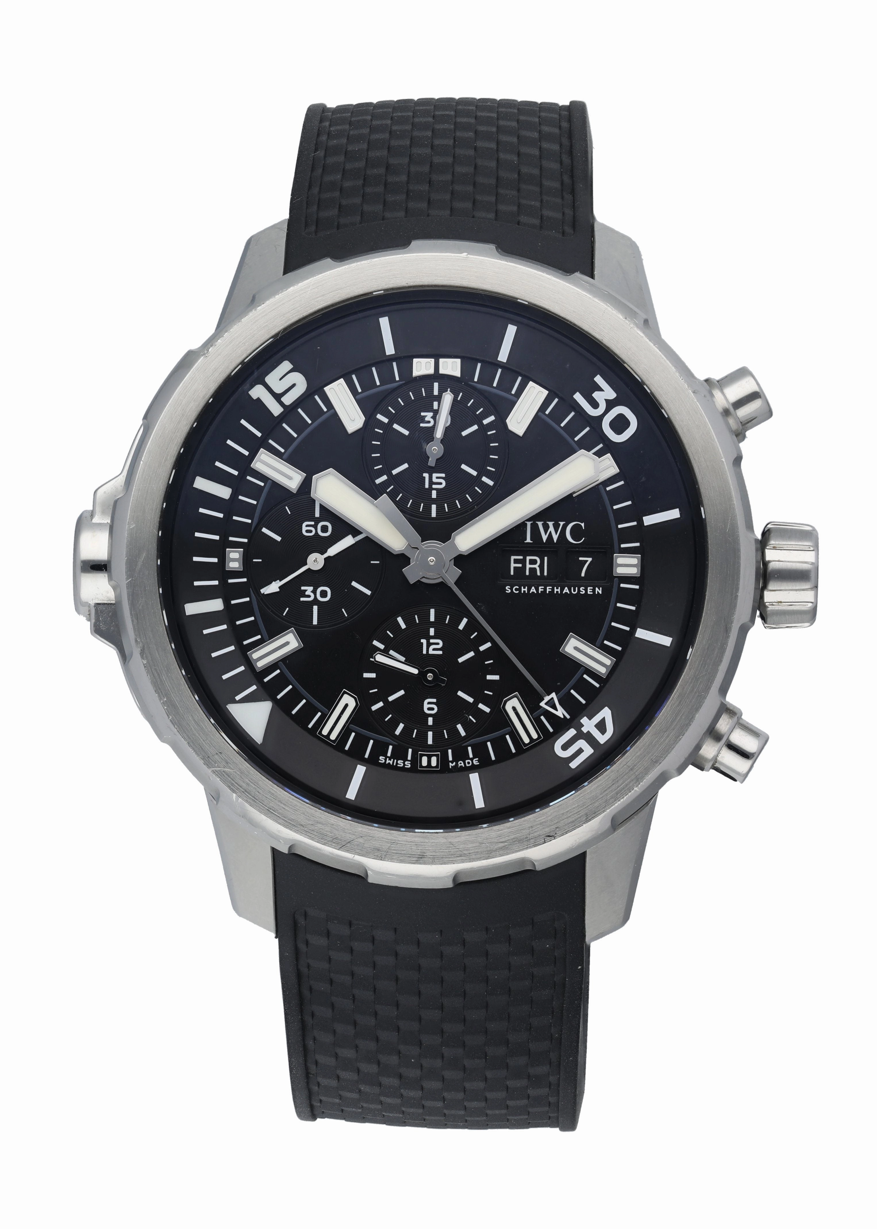 IWC Aquatimer IW376803 Mens Watch With Card