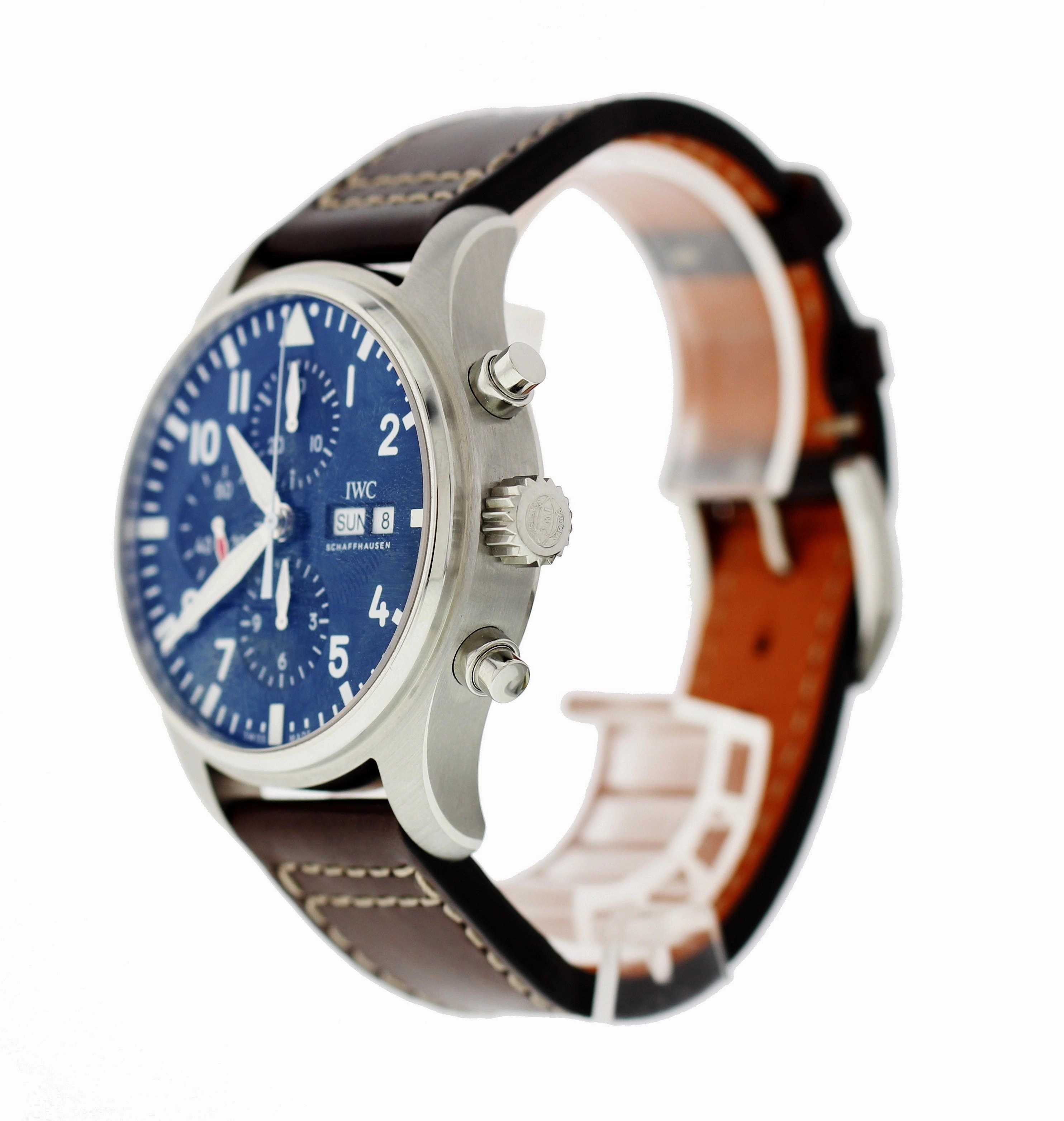 IWC Big Pilot Le Petit Prince Chronograph IW377714 Box And Papers