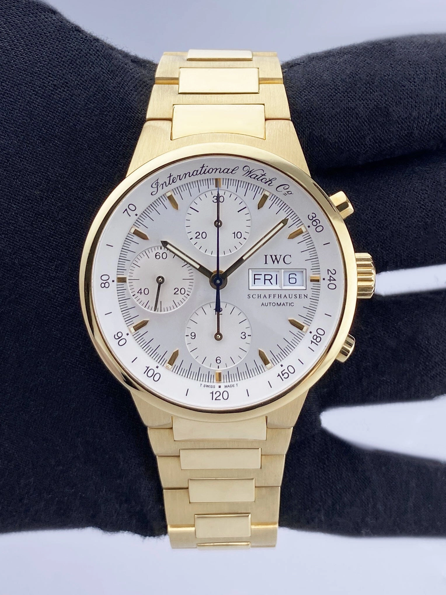 IWC GST Chrono-Automatic 3707/9277 Mens Watch Box Papers
